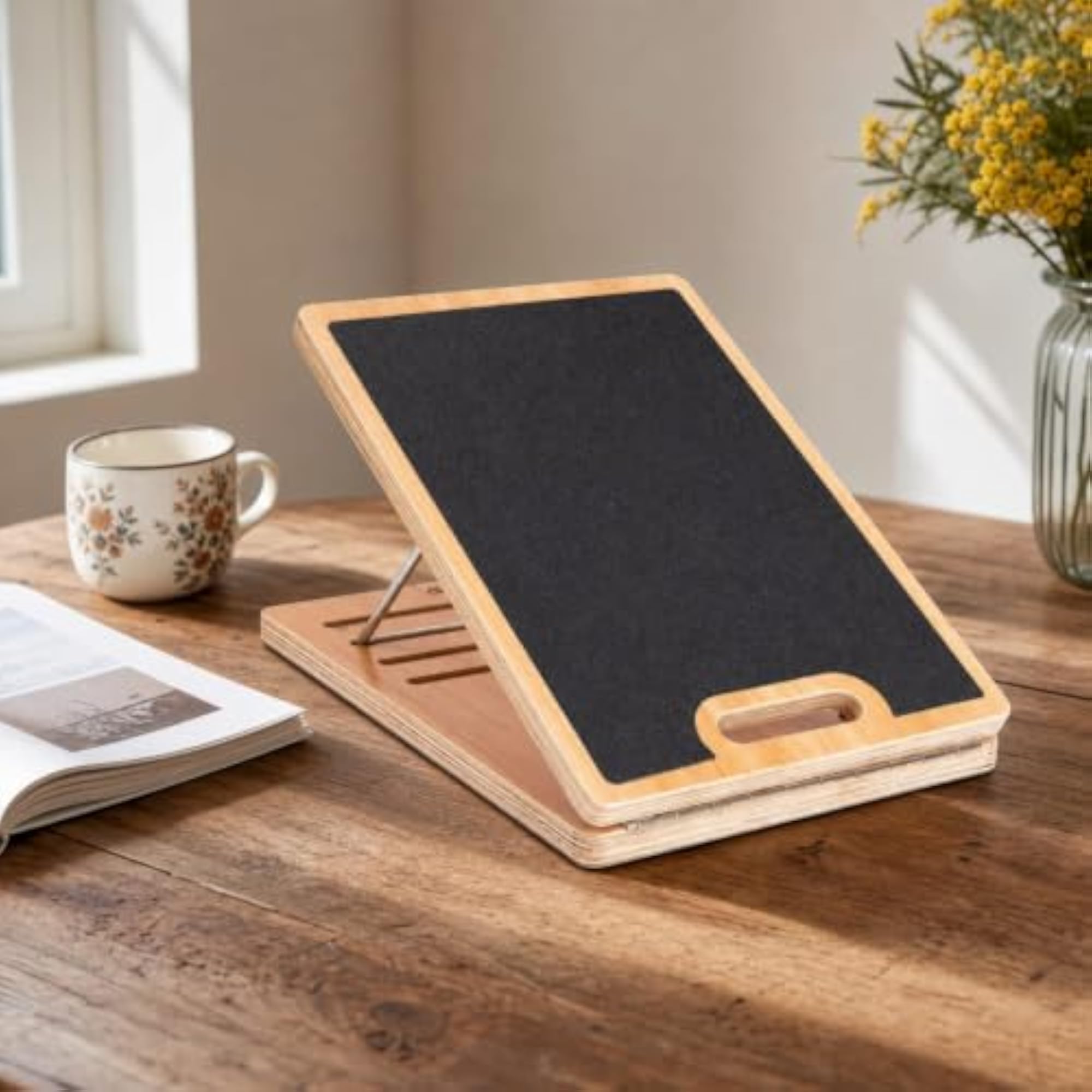 Non-Slip Portable Slant Board with Handle